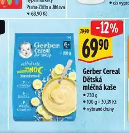 Albert Gerber cereal mléčná kaše nabídka