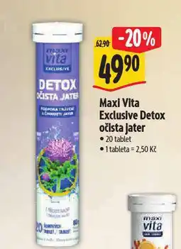 Albert Maxi vita exclusive detox očista jater nabídka