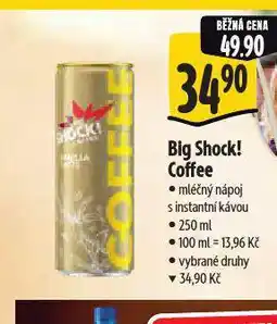 Albert Big shock! energetický nápoj nabídka