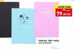 Wiky Sešit A4, 100l - tečky nabídka