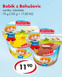 CBA Bobík z Bohušovic vanilka, čokoláda nabídka
