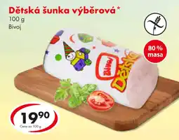 CBA Dětská šunka výběrová nabídka