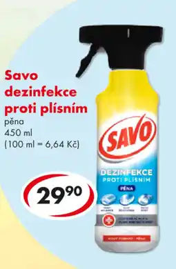 CBA Savo dezinfekce proti plísním nabídka