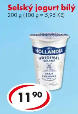 CBA HOLLANDIA Selský jogurt bílý nabídka