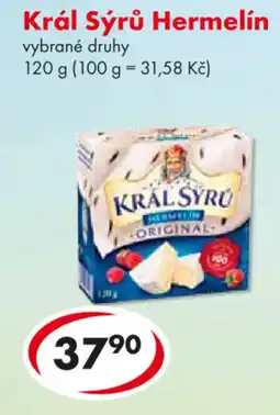 CBA Král Sýrů Hermelín nabídka