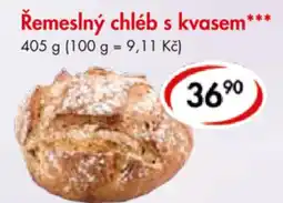 CBA Řemeslný chléb s kvasem nabídka