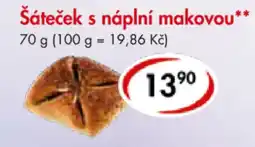 CBA Šáteček s náplní makovou= nabídka