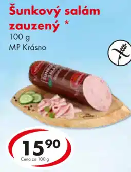 CBA Šunkový salám zauzený nabídka
