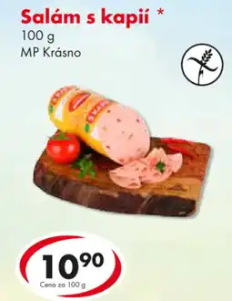 CBA Salám s kapií nabídka
