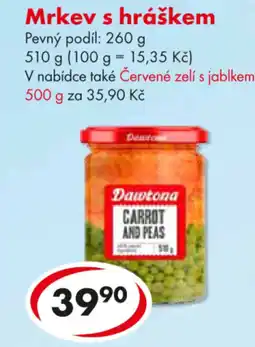 CBA Mrkev s hráškem nabídka