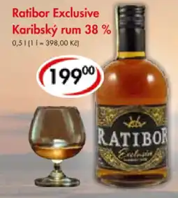 CBA Ratibor Exclusive Karibský rum 38% nabídka