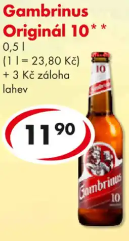 CBA Gambrinus Original 10 nabídka