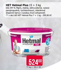 Teta HET Hetmal Plus nabídka