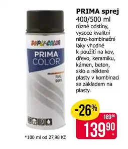Teta PRIMA sprej nabídka