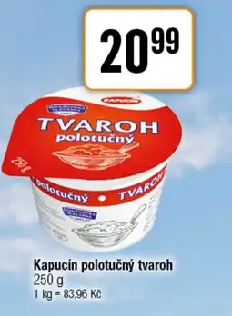 TEMPO Kapucín polotučný tvaroh nabídka