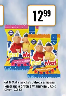 TEMPO Pat & Mat s příchutí Jahoda a malina, Pomeranč a citron s vitaminem C nabídka
