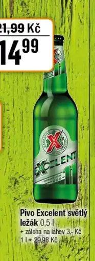 TEMPO Pivo Excelent světlý ležák nabídka