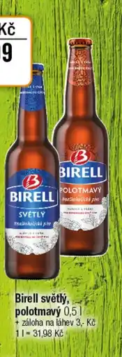 TEMPO Birell světlý, polotmavý nabídka