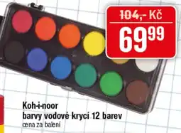 TEMPO Koh-i-noor barvy vodové krycí 12 barev nabídka