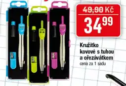 TEMPO Kružítko kovové s tuhou a ořezávátkem nabídka