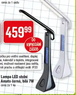 TEMPO Lampa LED stolní Amato černá, bílá 7W nabídka