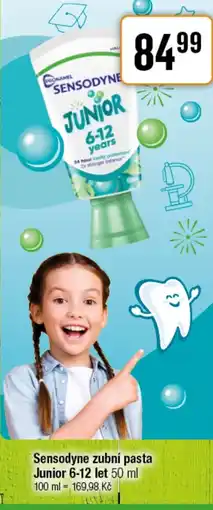 TEMPO Sensodyne zubní pasta Junior 6-12 let nabídka