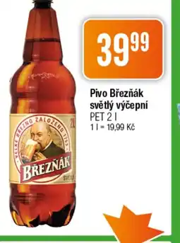 TEMPO Pivo Březňák světlý výčepní nabídka