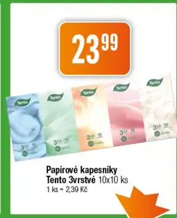 TEMPO Papírové kapesníky Tento 3vrstvé nabídka