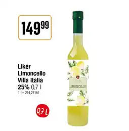 TEMPO Likér Limoncello Villa Italia 25% nabídka