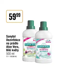 TEMPO SANYTOL Dezinfekce na prádlo Aloe Vera, Bílé květy nabídka