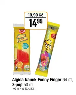 TEMPO Algida Nanuk Funny Finger , X-pop nabídka
