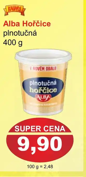 PLUS JIP Alba Hořčice plnotučná nabídka