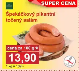 PLUS JIP Špekáčkový pikantní točený salám nabídka