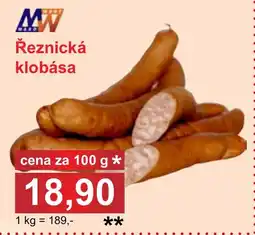 PLUS JIP Řeznická klobása nabídka