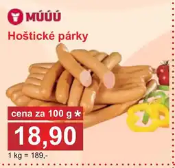 PLUS JIP Hoštické párky nabídka