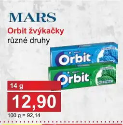 PLUS JIP Orbit žvýkačky nabídka