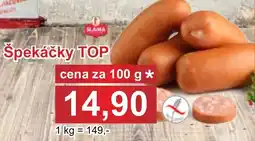 PLUS JIP Špekáčky Top nabídka
