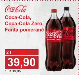 PLUS JIP Coca-Cola, Coca-Cola Zero, Fanta pomeranč nabídka