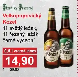 PLUS JIP Velkopopovický Kozel nabídka