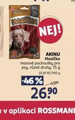 Rossmann Akinu masíčka pro psy nabídka