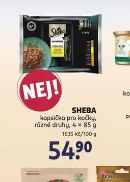 Rossmann Sheba kapsičky pro kočky nabídka