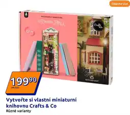 Action Vytvořte si vlastní miniaturní knihovnu crafts & co nabídka