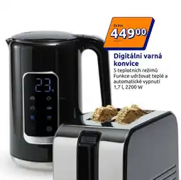 Action Digitální varná konvice nabídka