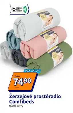 Action Žerzejové prostěradlo comfibeds nabídka