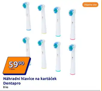 Action Náhradní hlavice na kartáček dentapro nabídka