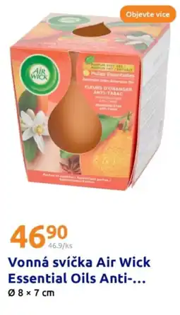 Action Vonná svíčka air wick essential oils anti nabídka