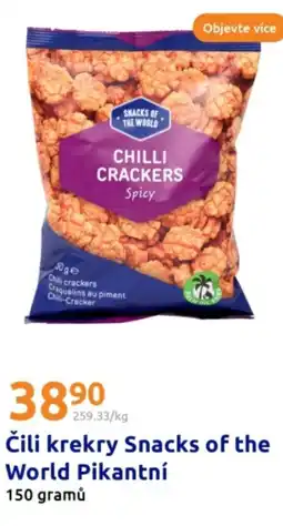 Action Čili krekry snacks of the world pikantní nabídka