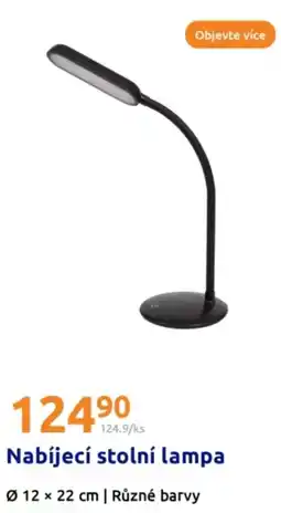 Action Nabíjecí stolní lampa nabídka