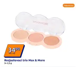 Action Rozjasňovací trio max & more nabídka
