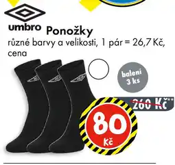 TEDi Umbro Ponožky nabídka
